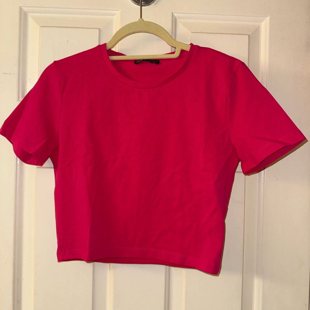Zara Pink Baby Tee